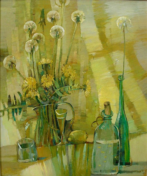 Dandelion-wine-Natasha-Svetelshchuk-oil-cardboard-50x60-2002