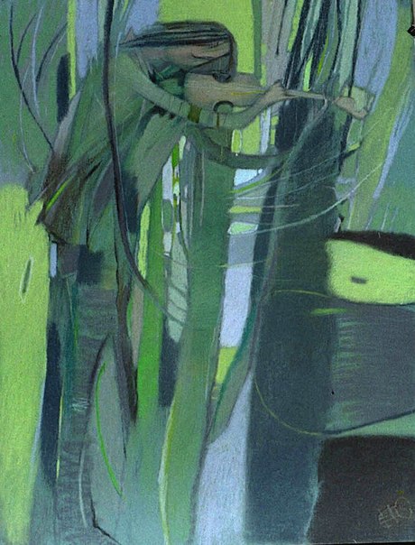 Musician-Natasha-Svetelshchuk-pastel-cardboard-50x70-2000