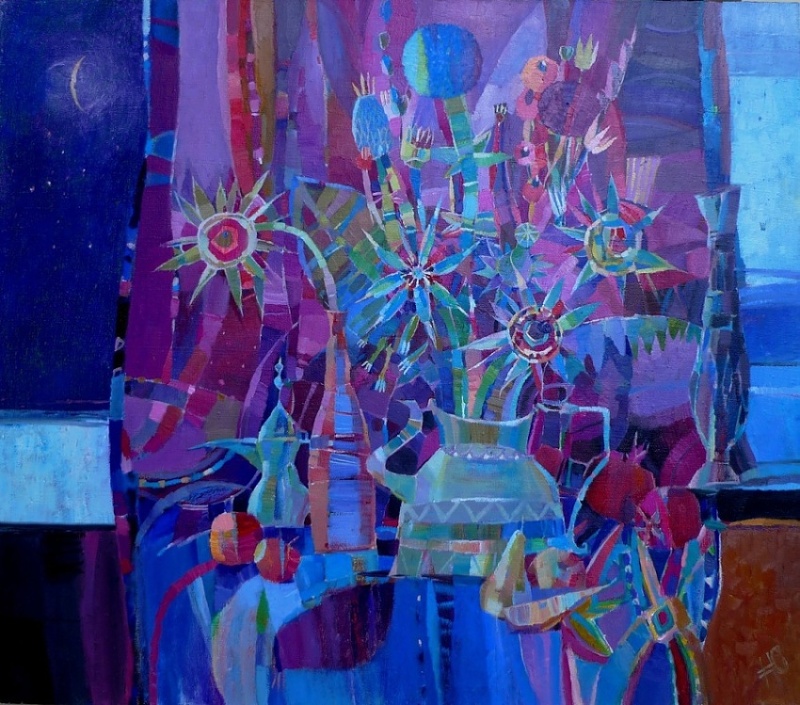 Night-still-life-Natasha-Svetelshchuk-oil-canvas-70x80-2014